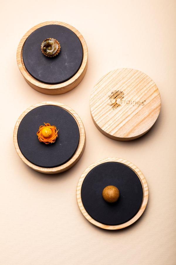 Hotel & Restaurant Origines Par Adrien Descouls - Teritoria Le Broc  Eksteriør bilde